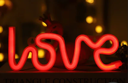 Néon LED "Love" & "Coeur"