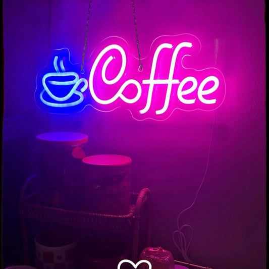 Néon LED "Coffee & Cup"