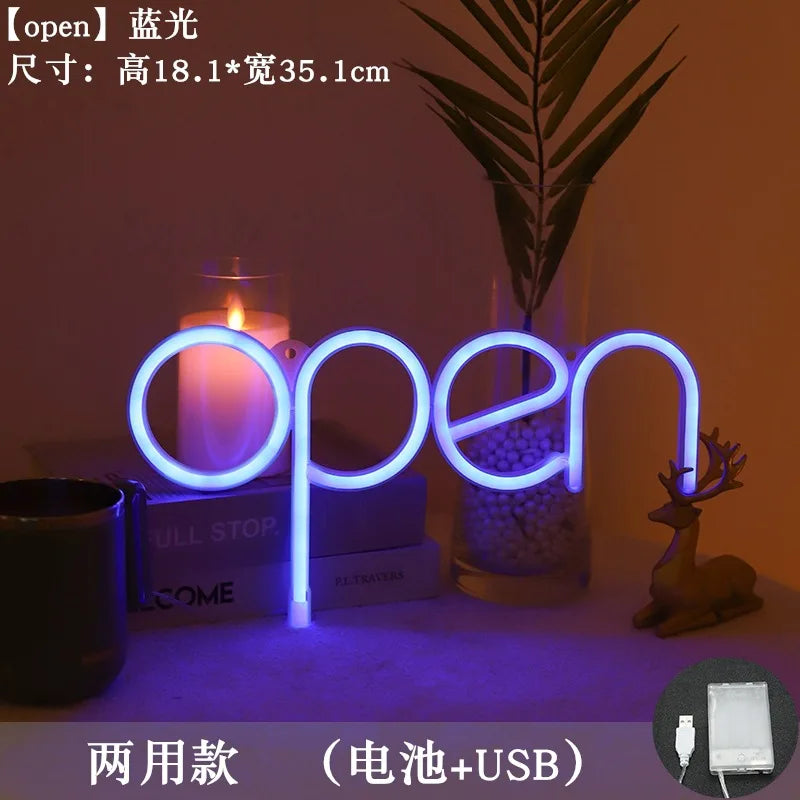 Néon LED "Open"