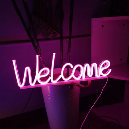 Néon Led "Welcome"