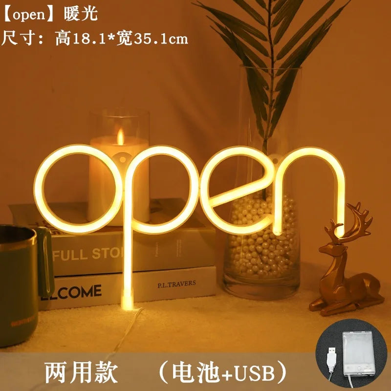 Néon LED "Open"