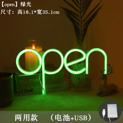 Néon LED "Open"