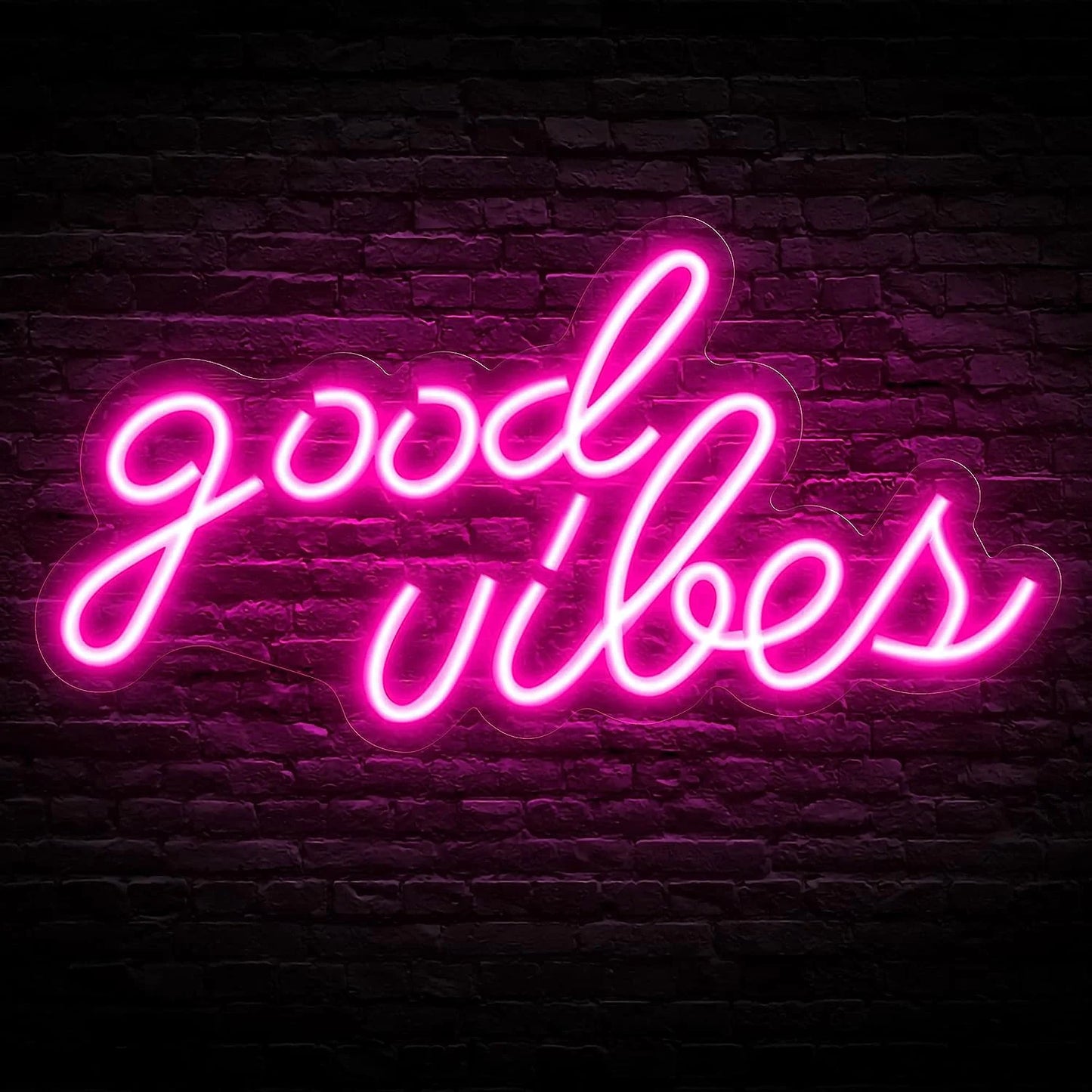 Néon LED "Good Vibes"