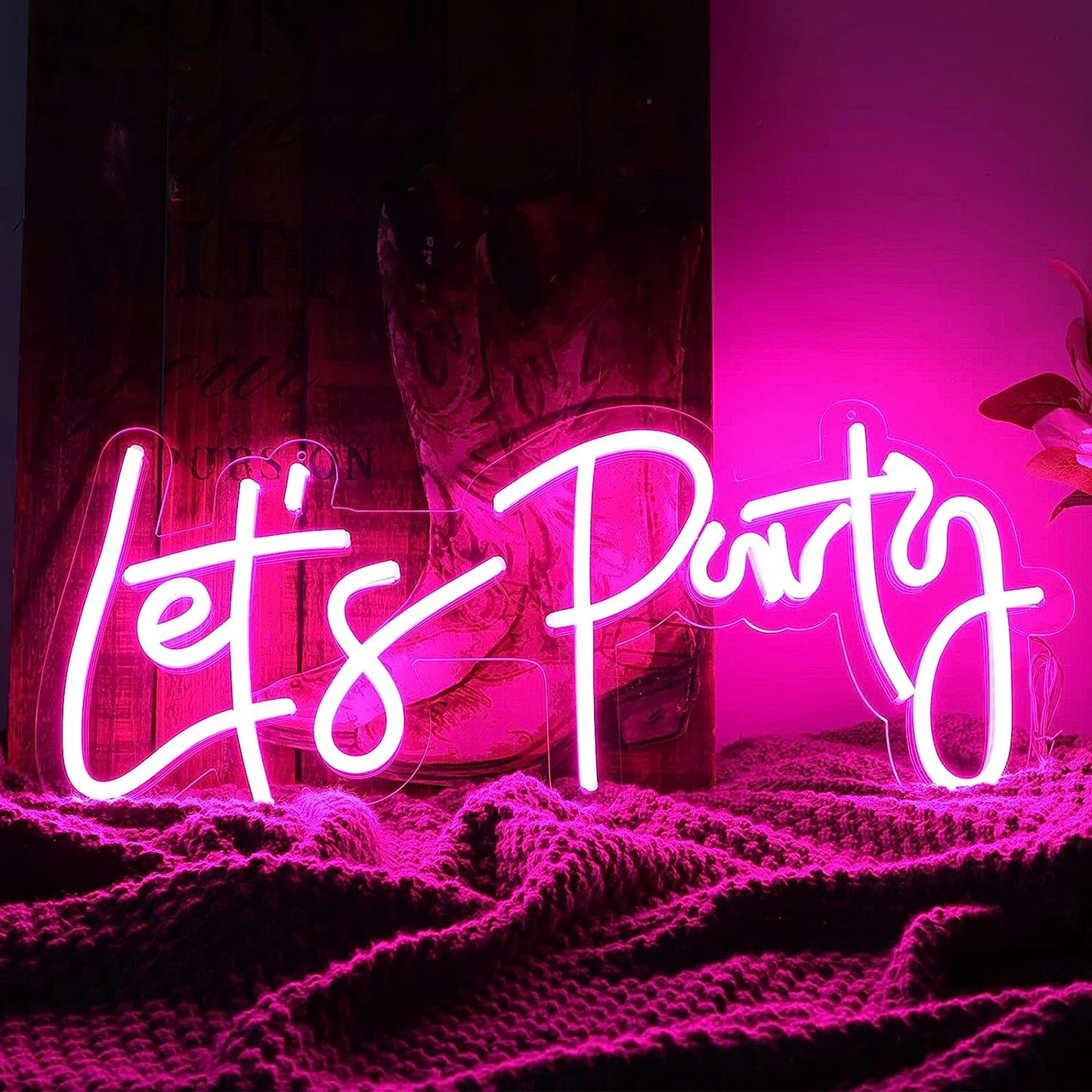 Néon LED "Let's Party"