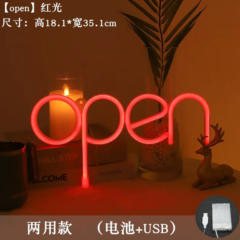 Néon LED "Open"