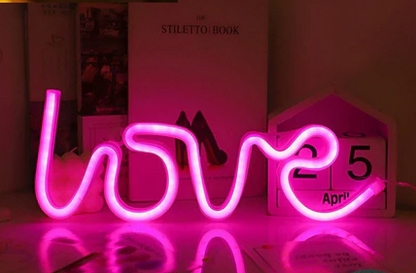 Néon LED "Love" & "Coeur"